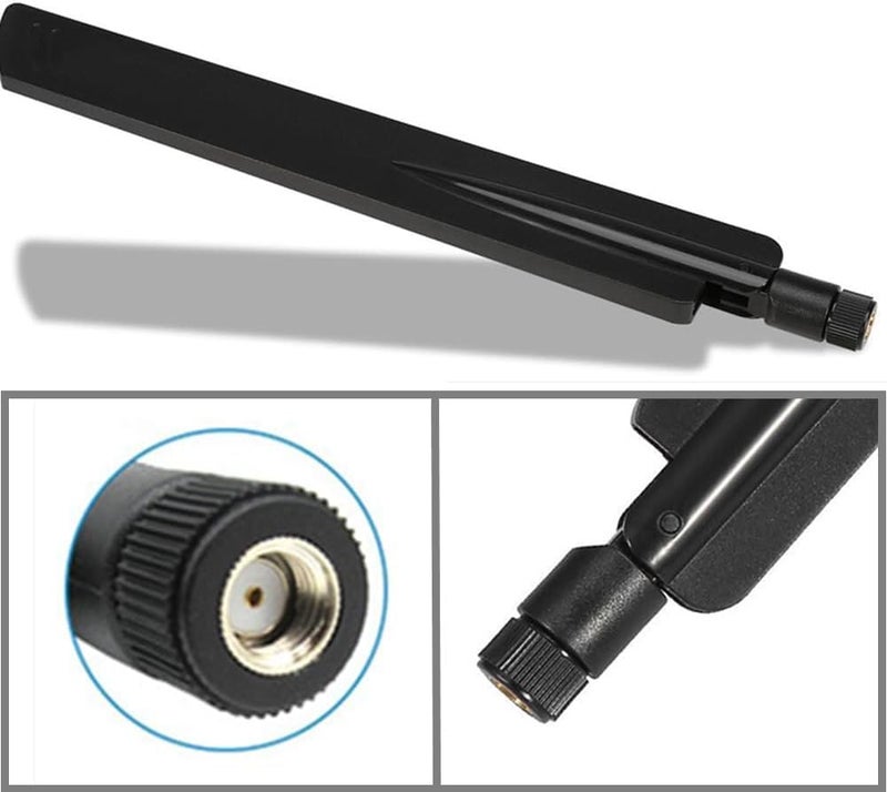 TREADALT-TEC 10dBi 4G LTE Cellular Antenna SMA Male for 4G LTE CPE Router Hotspot Cellular Gateway Trail Security IP Camera AT&T, Verizon, Sprint, T-Mobile, Bell, Telus, Rogers, Telcel, Movistar, etc Black - Image 2